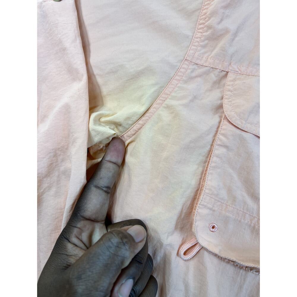 Bimini Bay Fishing Shirt Mens XL Peach Long Sleeve Vented Performance Pockets - Picture 3 of 15